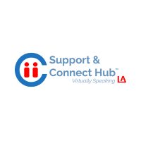 Support & Connect Hub - Virtually Speaking Logo 2020