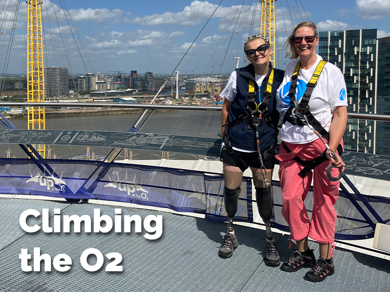 Climbing the O2 – Out on a Limb