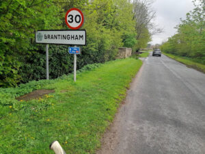 Signposts of different villages I passed through