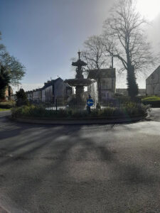 A very ornate and decorative traffic island in Hull