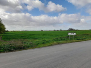 The sign at the village of Swine