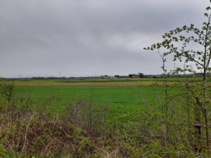 Countryside view from the trail